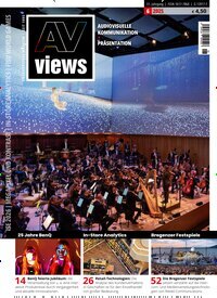 Titelbild der Ausgabe 6/2025 von AV-views. Diese Zeitschrift und viele weitere Logistikmagazine und Medienmagazine als Abo oder epaper bei United Kiosk online kaufen.