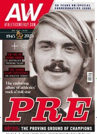 Titelbild der Ausgabe 5/2025 von AW - Athletics Weekly Magazine. Diese Zeitschrift und viele weitere Sportmagazine als Abo oder epaper bei United Kiosk online kaufen.