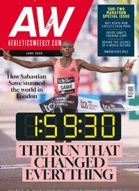 Titelbild der Ausgabe 6/2026 von AW - Athletics Weekly Magazine. Diese Zeitschrift und viele weitere Sportmagazine als Abo oder epaper bei United Kiosk online kaufen.