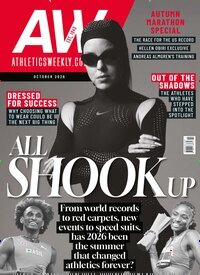 Titelbild der Ausgabe 10/2026 von AW - Athletics Weekly Magazine. Diese Zeitschrift und viele weitere Sportmagazine als Abo oder epaper bei United Kiosk online kaufen.