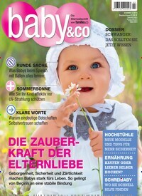 Titelbild der Ausgabe 2/2019 von Baby & Co.. Diese Zeitschrift und viele weitere Elternzeitschriften und Tierzeitschriften als Abo oder epaper bei United Kiosk online kaufen.
