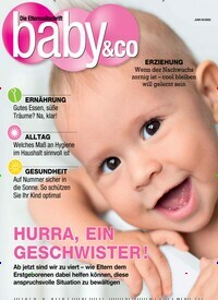 Titelbild der Ausgabe 3/2022 von Baby & Co.. Diese Zeitschrift und viele weitere Elternzeitschriften und Tierzeitschriften als Abo oder epaper bei United Kiosk online kaufen.