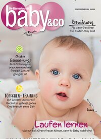 Titelbild der Ausgabe 4/2025 von Baby & Co.. Diese Zeitschrift und viele weitere Elternzeitschriften und Tierzeitschriften als Abo oder epaper bei United Kiosk online kaufen.