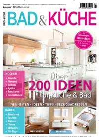 Titelbild der Ausgabe 1/2018 von Bad & Küche. Diese Zeitschrift und viele weitere Gartenzeitschriften und Wohnzeitschriften als Abo oder epaper bei United Kiosk online kaufen.