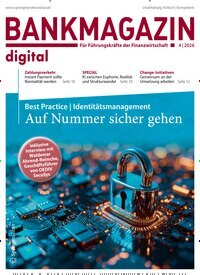 Titelbild der Ausgabe 4/2026 von Bankmagazin. Diese Zeitschrift und viele weitere Businessmagazine als Abo oder epaper bei United Kiosk online kaufen.
