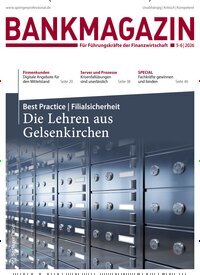 Titelbild der Ausgabe 5/2026 von Bankmagazin. Diese Zeitschrift und viele weitere Businessmagazine als Abo oder epaper bei United Kiosk online kaufen.