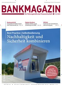 Titelbild der Ausgabe 6/2025 von Bankmagazin. Diese Zeitschrift und viele weitere Businessmagazine als Abo oder epaper bei United Kiosk online kaufen.