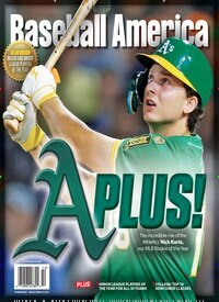 Titelbild der Ausgabe 10/2025 von Baseball America. Diese Zeitschrift und viele weitere Sportmagazine als Abo oder epaper bei United Kiosk online kaufen.