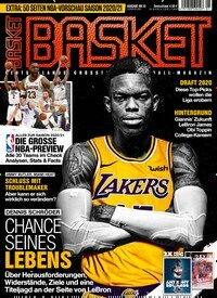 Titelbild der Ausgabe 1/2021 von Basket. Diese Zeitschrift und viele weitere Sportmagazine als Abo oder epaper bei United Kiosk online kaufen.