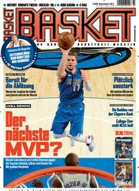 Titelbild der Ausgabe 3/2020 von Basket. Diese Zeitschrift und viele weitere Sportmagazine als Abo oder epaper bei United Kiosk online kaufen.