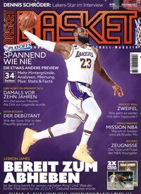 Titelbild der Ausgabe 6/2021 von Basket. Diese Zeitschrift und viele weitere Sportmagazine als Abo oder epaper bei United Kiosk online kaufen.