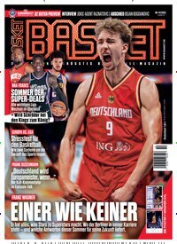 Titelbild der Ausgabe 10/2025 von Basket. Diese Zeitschrift und viele weitere Sportmagazine als Abo oder epaper bei United Kiosk online kaufen.