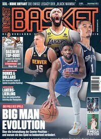 Titelbild der Ausgabe 12/2023 von Basket. Diese Zeitschrift und viele weitere Sportmagazine als Abo oder epaper bei United Kiosk online kaufen.