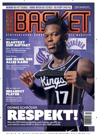 Titelbild der Ausgabe 12/2025 von Basket. Diese Zeitschrift und viele weitere Sportmagazine als Abo oder epaper bei United Kiosk online kaufen.