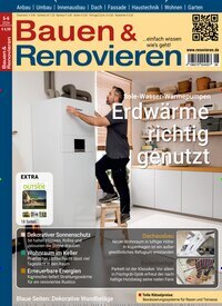 Titelbild der Ausgabe 6/2026 von Bauen & Renovieren. Diese Zeitschrift und viele weitere Gartenzeitschriften und Wohnzeitschriften als Abo oder epaper bei United Kiosk online kaufen.