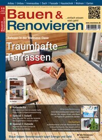 Titelbild der Ausgabe 10/2025 von Bauen & Renovieren. Diese Zeitschrift und viele weitere Gartenzeitschriften und Wohnzeitschriften als Abo oder epaper bei United Kiosk online kaufen.