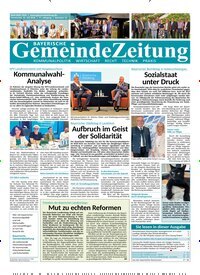 Titelbild der Ausgabe 14/2026 von Bayerische Gemeindezeitung. Diese Zeitschrift und viele weitere Wirtschaftsmagazine und Politikmagazine als Abo oder epaper bei United Kiosk online kaufen.