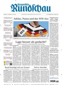 Titelbild der Ausgabe 151/2026 von Bayerische Rundschau. Diese Zeitschrift und viele weitere Zeitungsabos als Abo oder epaper bei United Kiosk online kaufen.