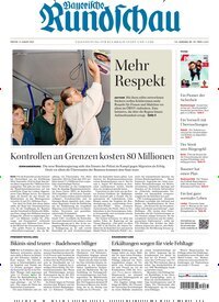 Titelbild der Ausgabe 187/2025 von Bayerische Rundschau. Diese Zeitschrift und viele weitere Zeitungsabos als Abo oder epaper bei United Kiosk online kaufen.