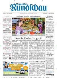 Titelbild der Ausgabe 230/2026 von Bayerische Rundschau. Diese Zeitschrift und viele weitere Zeitungsabos als Abo oder epaper bei United Kiosk online kaufen.