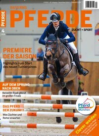 Titelbild der Ausgabe 4/2026 von Bayerns Pferde. Diese Zeitschrift und viele weitere Sportmagazine als Abo oder epaper bei United Kiosk online kaufen.