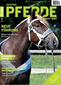 Titelbild der Ausgabe 7/2026 von Bayerns Pferde. Diese Zeitschrift und viele weitere Sportmagazine als Abo oder epaper bei United Kiosk online kaufen.