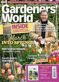 Titelbild der Ausgabe 3/2026 von BBC Gardeners World UK. Diese Zeitschrift und viele weitere Gartenzeitschriften und Wohnzeitschriften als Abo oder epaper bei United Kiosk online kaufen.