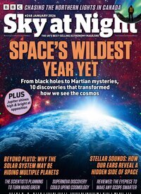 Titelbild der Ausgabe 1/2026 von BBC Sky at night. Diese Zeitschrift und viele weitere Reisemagazine, Freizeitmagazine und Wissensmagazine als Abo oder epaper bei United Kiosk online kaufen.