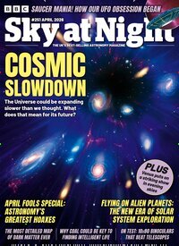 Titelbild der Ausgabe 4/2026 von BBC Sky at night. Diese Zeitschrift und viele weitere Reisemagazine, Freizeitmagazine und Wissensmagazine als Abo oder epaper bei United Kiosk online kaufen.