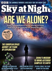 Titelbild der Ausgabe 5/2025 von BBC Sky at night. Diese Zeitschrift und viele weitere Reisemagazine, Freizeitmagazine und Wissensmagazine als Abo oder epaper bei United Kiosk online kaufen.