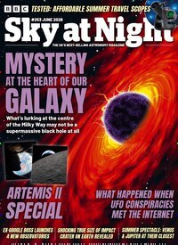 Titelbild der Ausgabe 6/2026 von BBC Sky at night. Diese Zeitschrift und viele weitere Reisemagazine, Freizeitmagazine und Wissensmagazine als Abo oder epaper bei United Kiosk online kaufen.