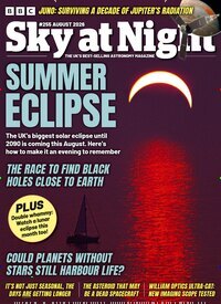 Titelbild der Ausgabe 8/2026 von BBC Sky at night. Diese Zeitschrift und viele weitere Reisemagazine, Freizeitmagazine und Wissensmagazine als Abo oder epaper bei United Kiosk online kaufen.