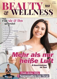 Titelbild der Ausgabe 1/2026 von Beauty & Wellness Test. Diese Zeitschrift und viele weitere Wirtschaftsmagazine und Politikmagazine als Abo oder epaper bei United Kiosk online kaufen.