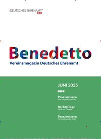 Titelbild der Ausgabe 6/2025 von Benedetto. Diese Zeitschrift und viele weitere Businessmagazine als Abo oder epaper bei United Kiosk online kaufen.