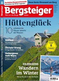 Titelbild der Ausgabe 3/2026 von Bergsteiger - Das Tourenmagazin. Diese Zeitschrift und viele weitere Sportmagazine als Abo oder epaper bei United Kiosk online kaufen.