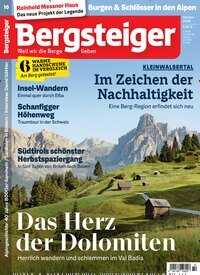 Titelbild der Ausgabe 10/2026 von Bergsteiger - Das Tourenmagazin. Diese Zeitschrift und viele weitere Sportmagazine als Abo oder epaper bei United Kiosk online kaufen.