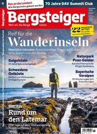 Titelbild der Ausgabe 11/2026 von Bergsteiger - Das Tourenmagazin. Diese Zeitschrift und viele weitere Sportmagazine als Abo oder epaper bei United Kiosk online kaufen.