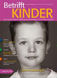 Titelbild der Ausgabe 10/2023 von Betrifft Kinder. Diese Zeitschrift und viele weitere Zeitschriften für Pädagogik als Abo oder epaper bei United Kiosk online kaufen.
