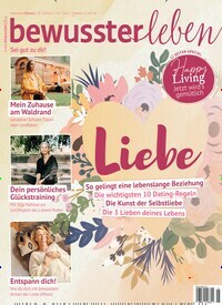 Titelbild der Ausgabe 5/2021 von bewusster leben. Diese Zeitschrift und viele weitere Reisemagazine, Freizeitmagazine und Wissensmagazine als Abo oder epaper bei United Kiosk online kaufen.