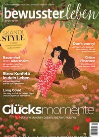 Titelbild der Ausgabe 5/2022 von bewusster leben. Diese Zeitschrift und viele weitere Reisemagazine, Freizeitmagazine und Wissensmagazine als Abo oder epaper bei United Kiosk online kaufen.