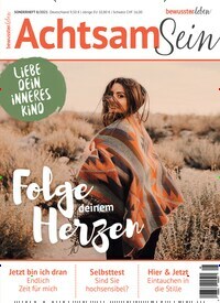 Titelbild der Ausgabe 8/2021 von bewusster leben Achtsam sein. Diese Zeitschrift und viele weitere Reisemagazine, Freizeitmagazine und Wissensmagazine als Abo oder epaper bei United Kiosk online kaufen.