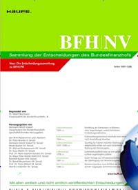 Titelbild der Ausgabe 1/2012 von BFH/NV plus BFH/PR. Diese Zeitschrift und viele weitere Businessmagazine als Abo oder epaper bei United Kiosk online kaufen.