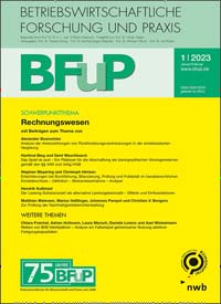Titelbild der Ausgabe 1/2024 von BFuP - Betriebswirtschaftliche Forschung und Praxis. Diese Zeitschrift und viele weitere Businessmagazine als Abo oder epaper bei United Kiosk online kaufen.