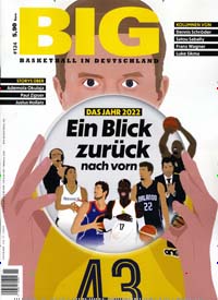 Titelbild der Ausgabe 11/2022 von BIG - Basketball in Germany. Diese Zeitschrift und viele weitere Sportmagazine als Abo oder epaper bei United Kiosk online kaufen.