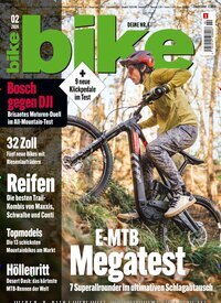 Titelbild der Ausgabe 2/2026 von bike. Diese Zeitschrift und viele weitere Sportmagazine als Abo oder epaper bei United Kiosk online kaufen.