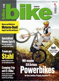 Titelbild der Ausgabe 7/2026 von bike. Diese Zeitschrift und viele weitere Sportmagazine als Abo oder epaper bei United Kiosk online kaufen.