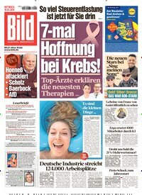 Titelbild der Ausgabe 41/2026 von BILD. Diese Zeitschrift und viele weitere Zeitungsabos als Abo oder epaper bei United Kiosk online kaufen.