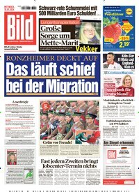 Titelbild der Ausgabe 65/2026 von BILD. Diese Zeitschrift und viele weitere Zeitungsabos als Abo oder epaper bei United Kiosk online kaufen.