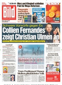 Titelbild der Ausgabe 67/2026 von BILD. Diese Zeitschrift und viele weitere Zeitungsabos als Abo oder epaper bei United Kiosk online kaufen.