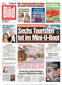 Titelbild der Ausgabe 74/2025 von BILD. Diese Zeitschrift und viele weitere Zeitungsabos als Abo oder epaper bei United Kiosk online kaufen.